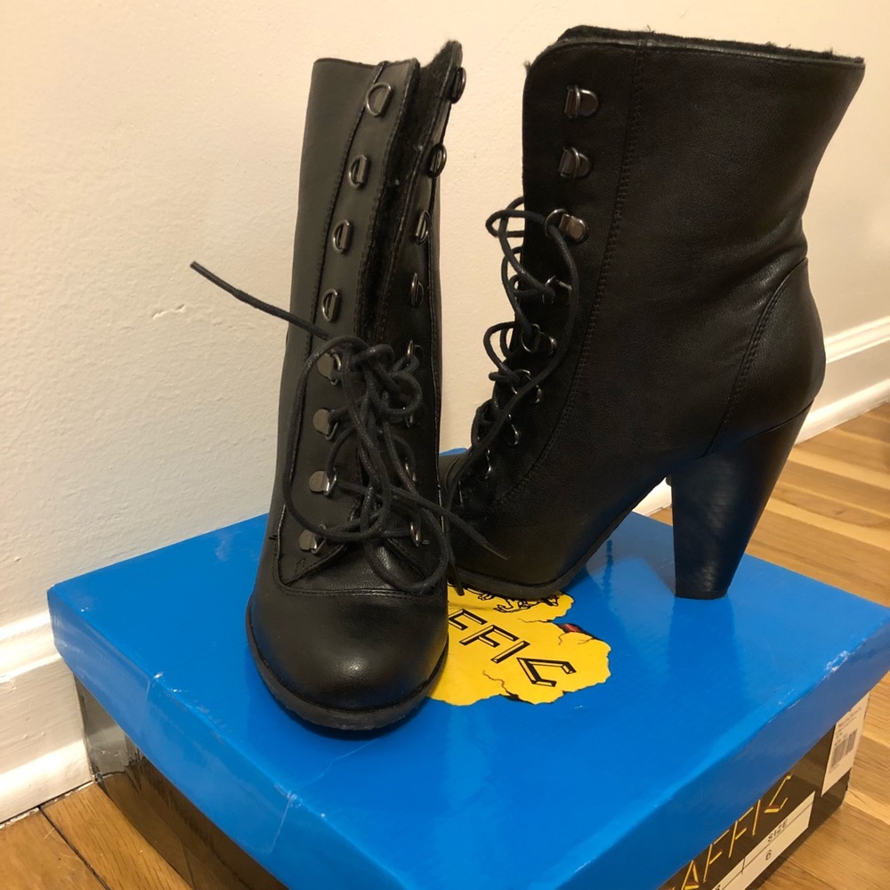 Black boots
